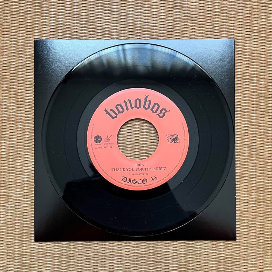 BONOBOS / THANK YOU FOR THE MUSIC 7インチ